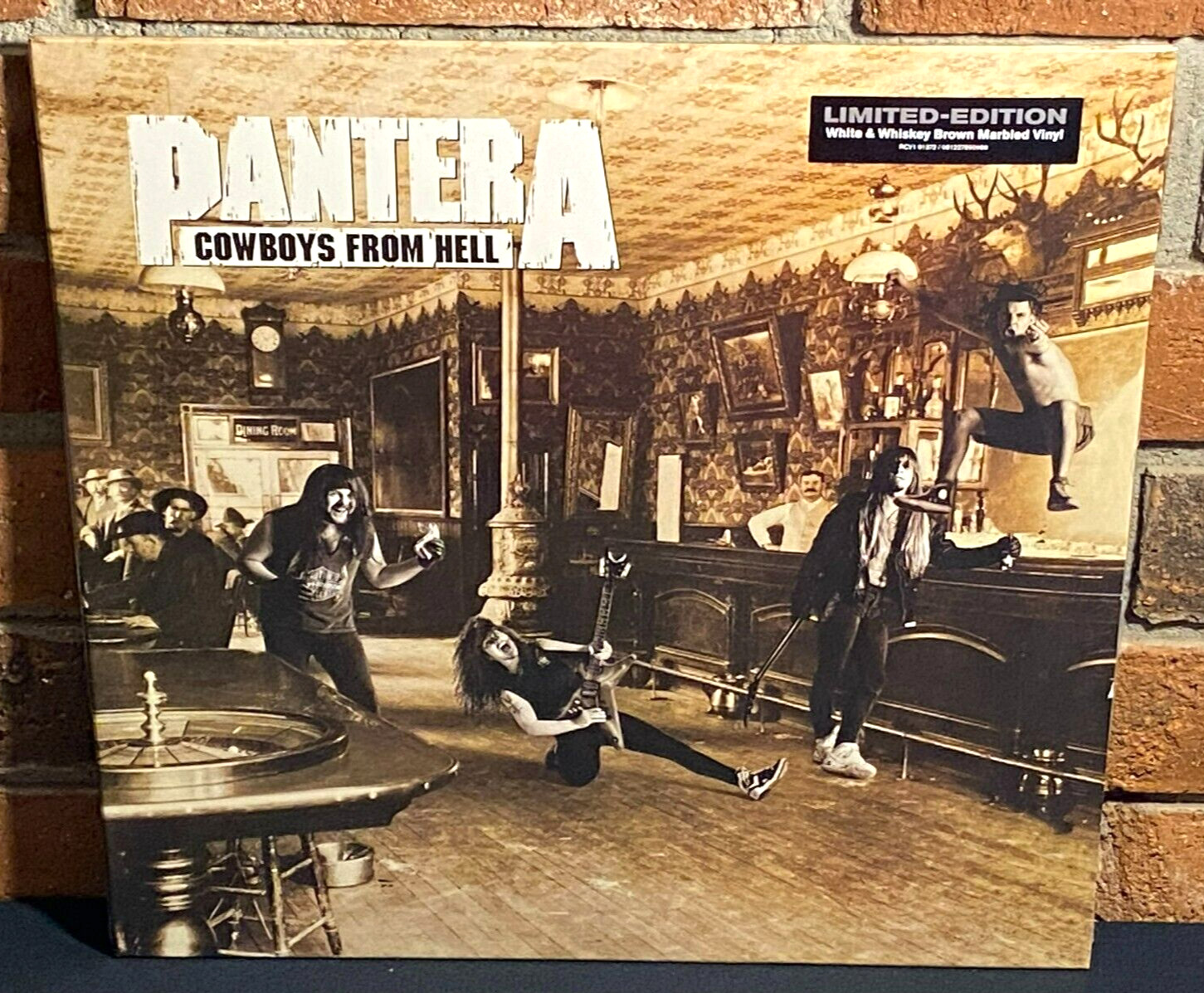 PANTERA - Cowboys From Hell, Ltd WHITE + BROWN MARBLED VINYL LP New & Sealed PANTERA - Cowboys From Hell, Ltd WHITE + BROWN MARBLED VINYL LP New & Sealed