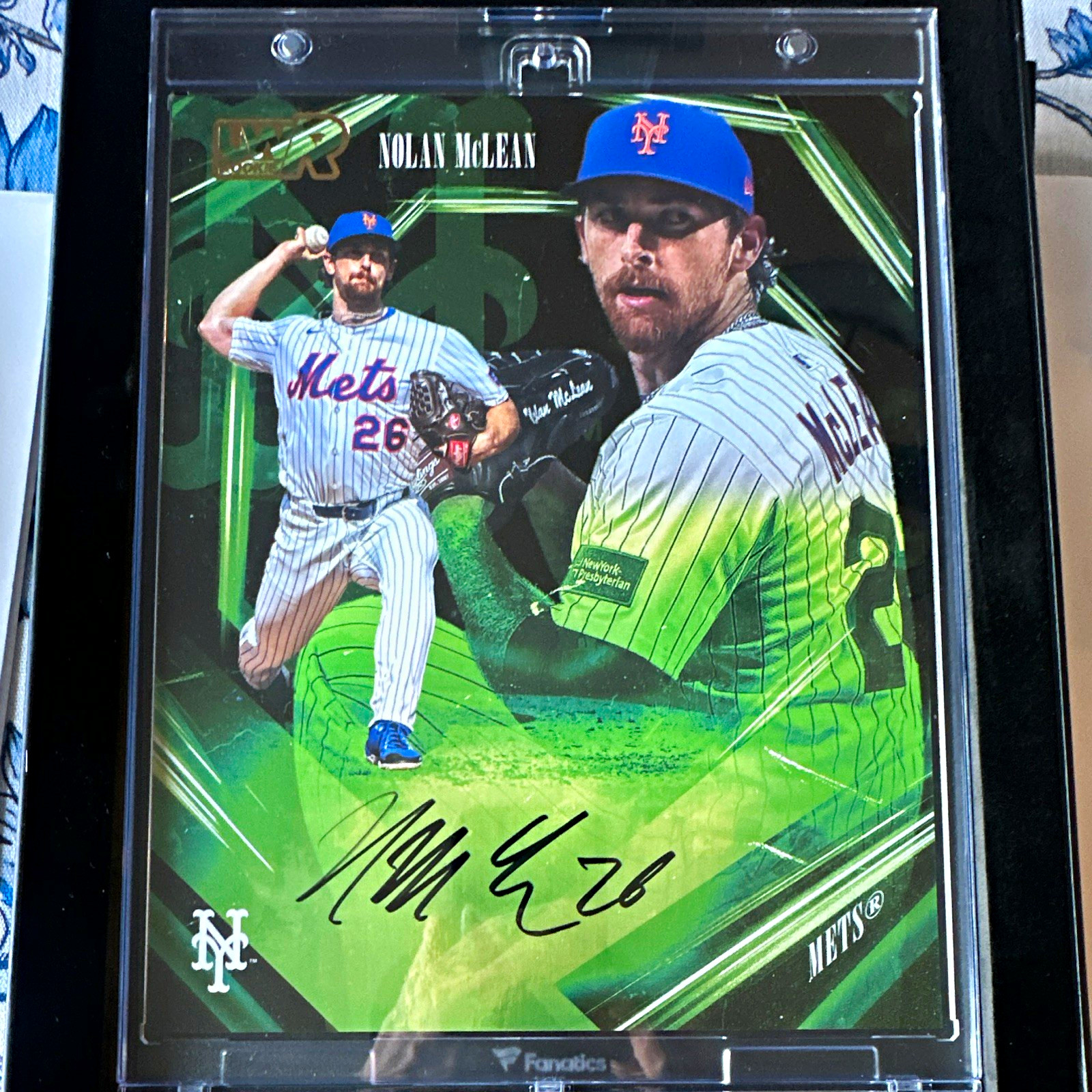 2026 Under Wraps Emanate Nolan McLean hard signed Auto 8”X10” 🔥#/99🔥