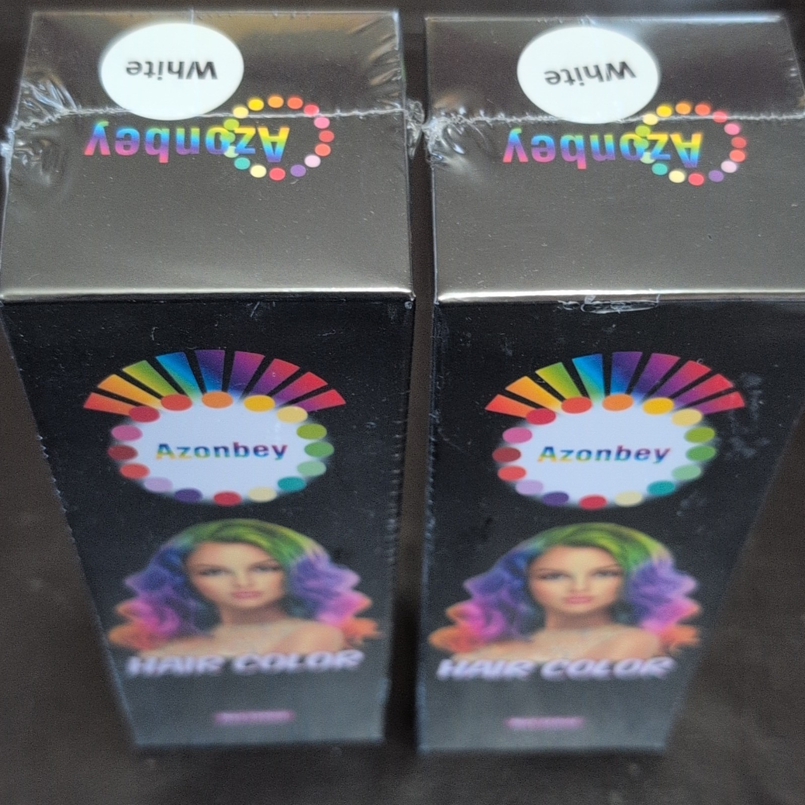 Azonbey WHITE Temporary Hair Dye 120mL Hair Color for Hair (SET OF 2)