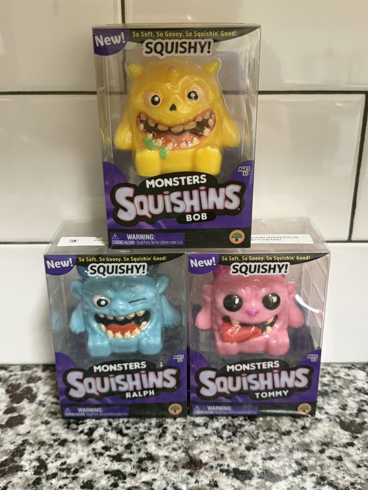 Rare & Viral Squishies- Monsters Squishins Set Of 3 Rare & Viral Squishies- Monsters Squishins Set Of 3