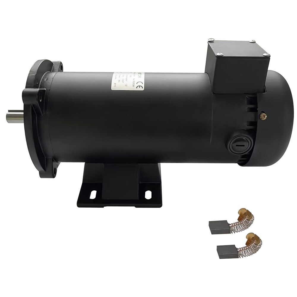 Permanent Magnet DC Motor 1HP 1750 RPM 90 Volt 56C Frame Enclosure Type TEFC