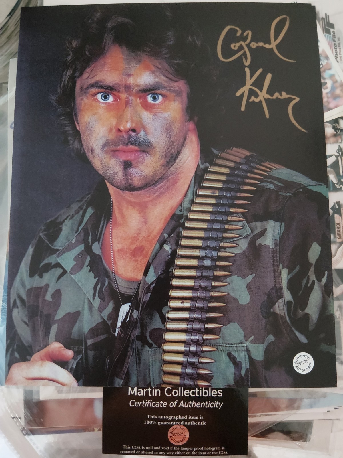 CORPORAL KIRCHNER SIGNED 8x10 PHOTO WWF WWE WCW AEW AUTOGRAPH WITH COA B