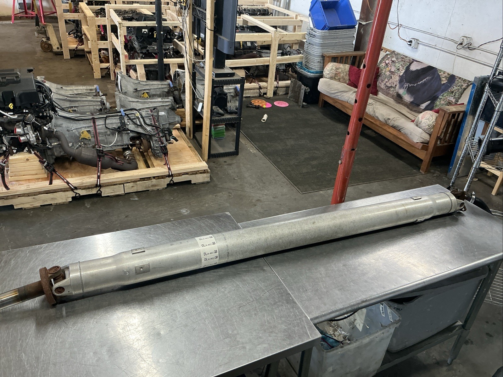 2011-2014 Ford F150 Aluminum Driveshaft OEM DL34-4602-GB 3.5L 4x4 #340 2011-2014 Ford F150 Aluminum Driveshaft OEM DL34-4602-GB 3.5L 4x4 #340