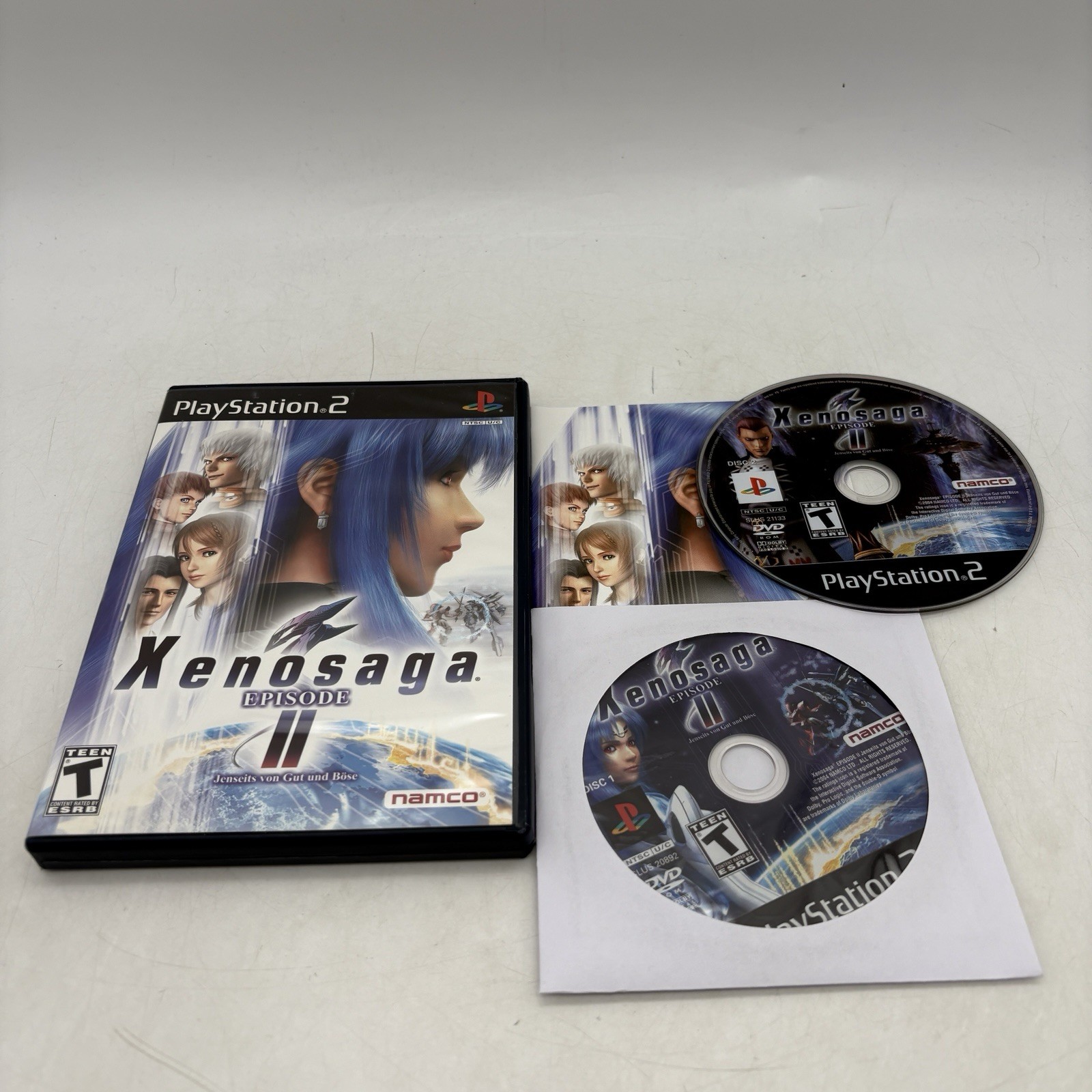 Xenosaga Episode II PS2 PlayStation 2 Complete w/ Manual CIB Tested Xenosaga Episode II PS2 PlayStation 2 Complete w/ Manual CIB Tested