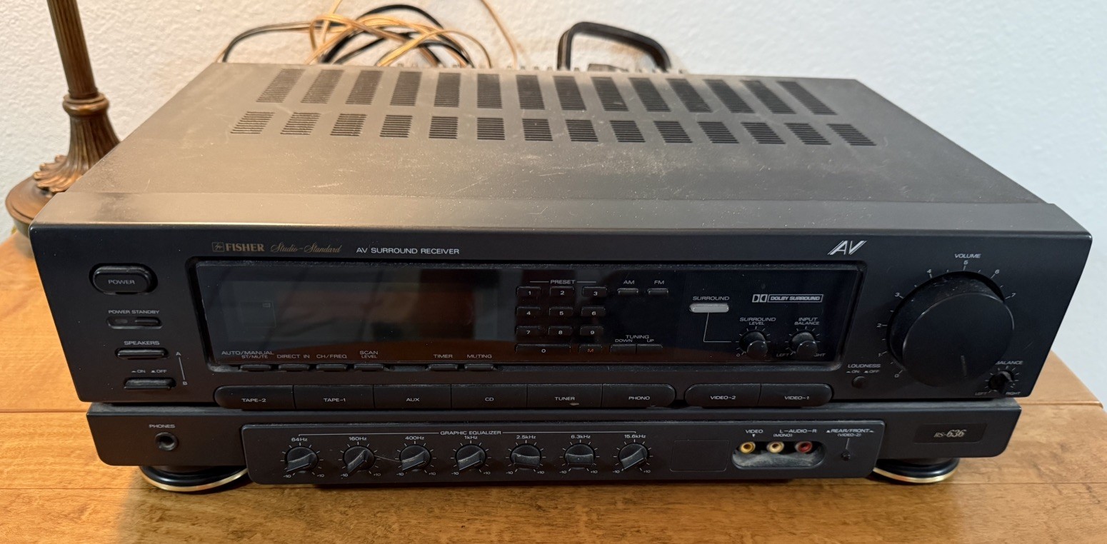 Vintage Fisher RS-636 Stereo Receiver parts only Vintage Fisher RS-636 Stereo Receiver parts only