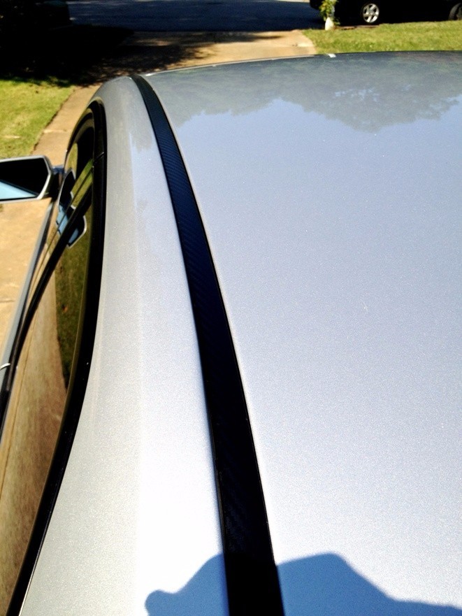 For 2008-2023 DODGE CHALLENGER BLACK ROOF TOP TRIM MOLDING KIT
