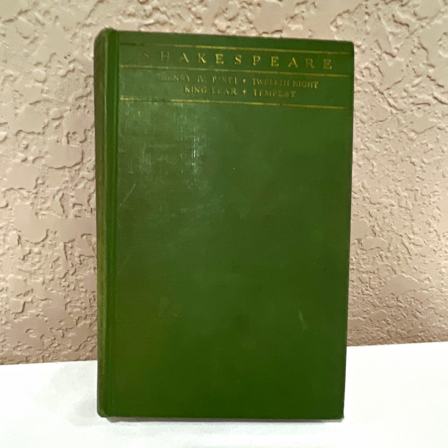 Shakespeare: Henry IV Pt 1, Twelfth Night, King Lear, Tempest Parrott/Telfair HC