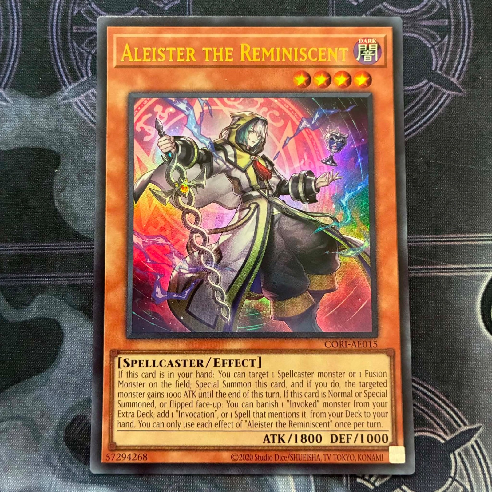 Aleister the Reminiscent (Asian English) CORI-AE015, Ultra Rare, not Secret EN