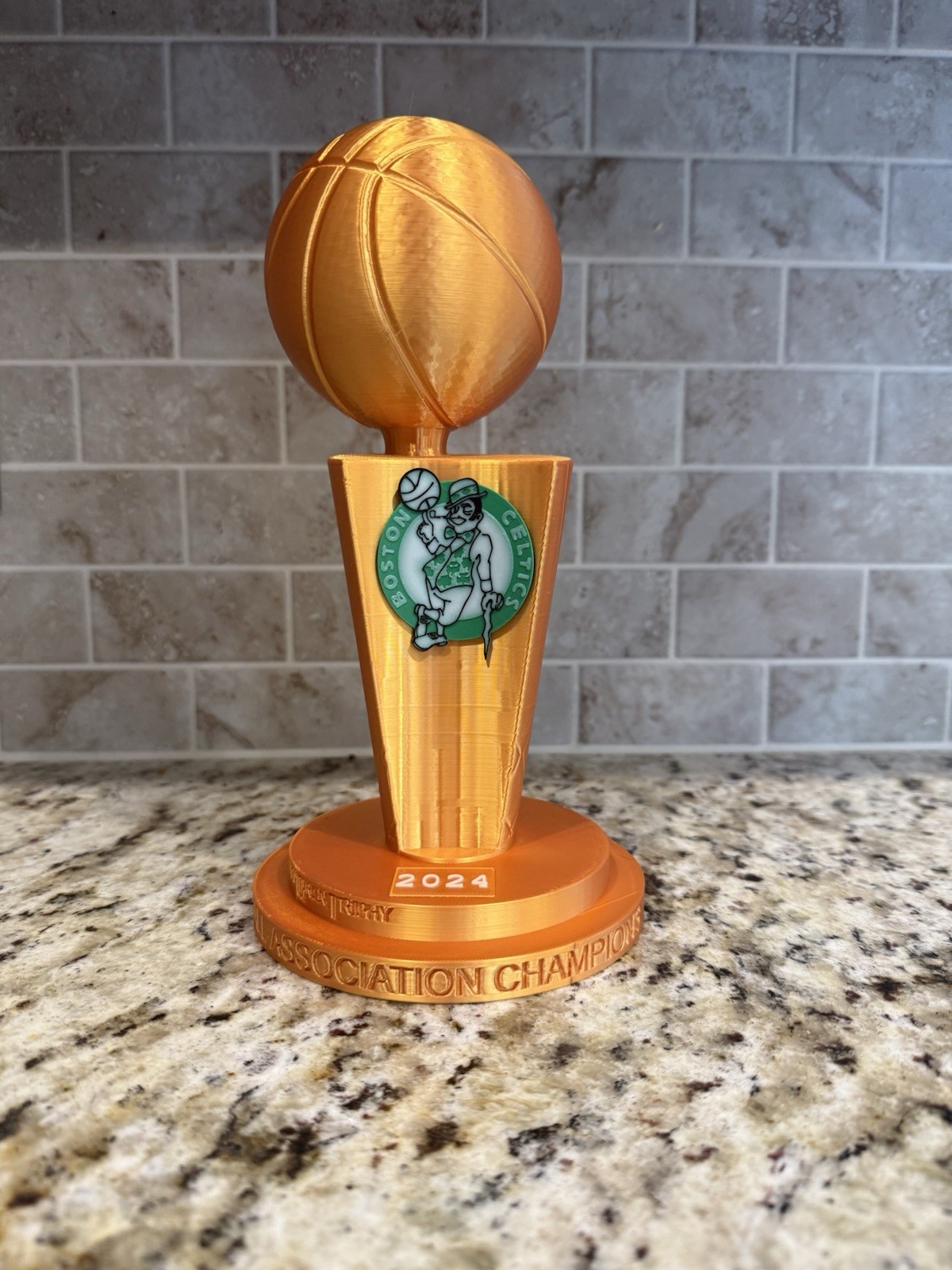 2024 Boston Celtics NBA CHAMPIONS TROPHY gold pla Larry O'Brien 10 inches 2024 Boston Celtics NBA CHAMPIONS TROPHY gold pla Larry O'Brien 10 inches