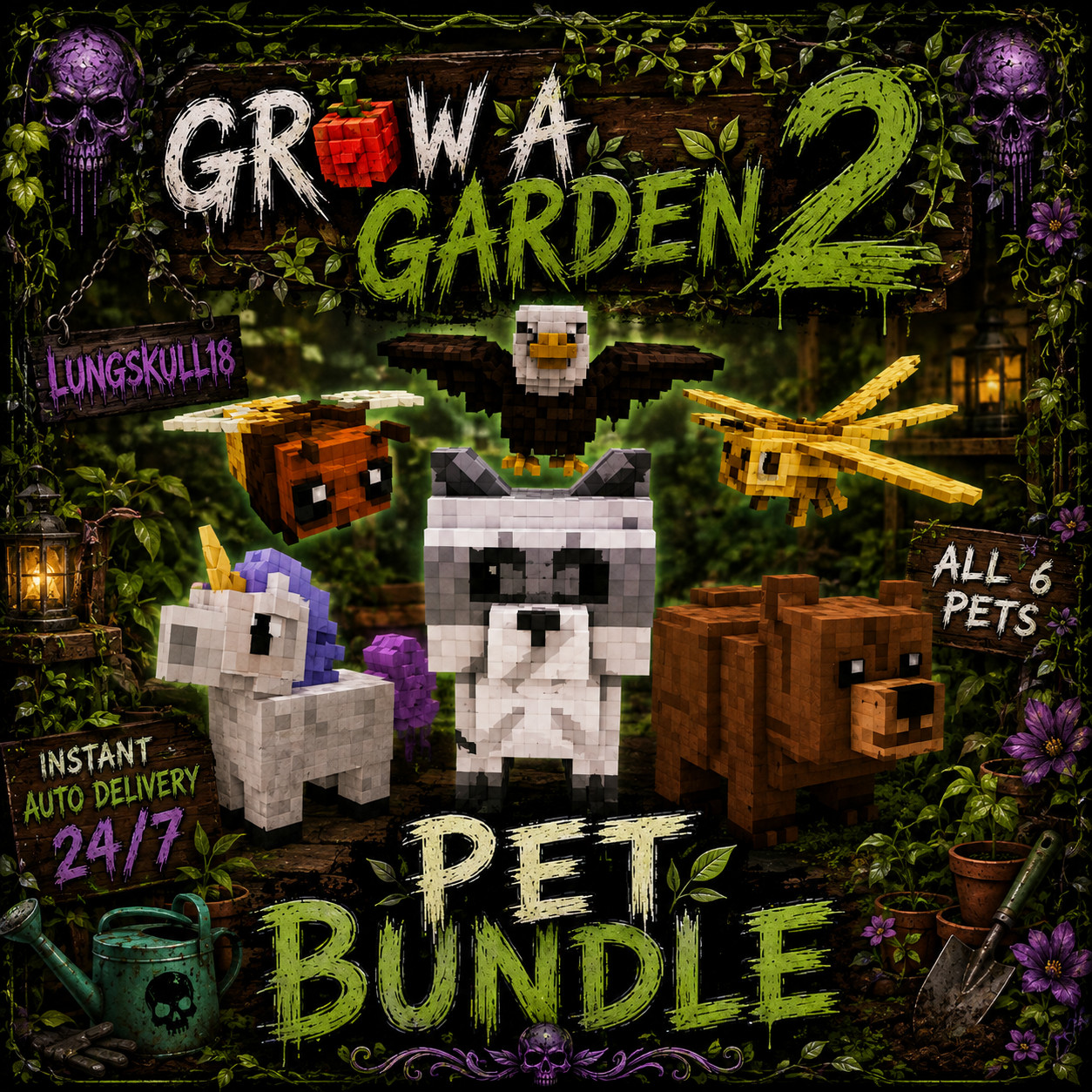 🪴Grow a Garden 2 | All Items, Seeds, Sheckles, Bundles | GAG2 Fast & Easy