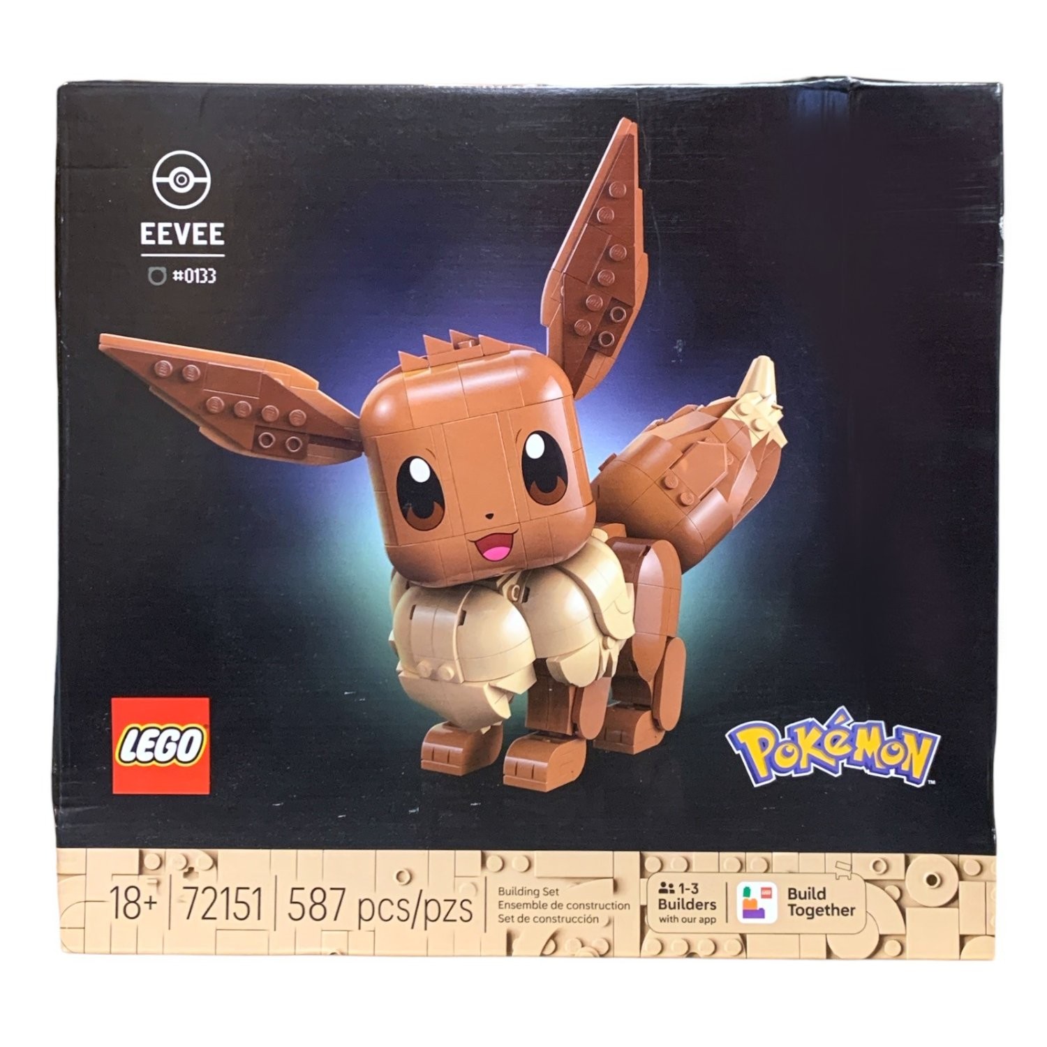 LEGO Pokemon – Eevee, 72151, 587 Pieces., Building Set for Adults