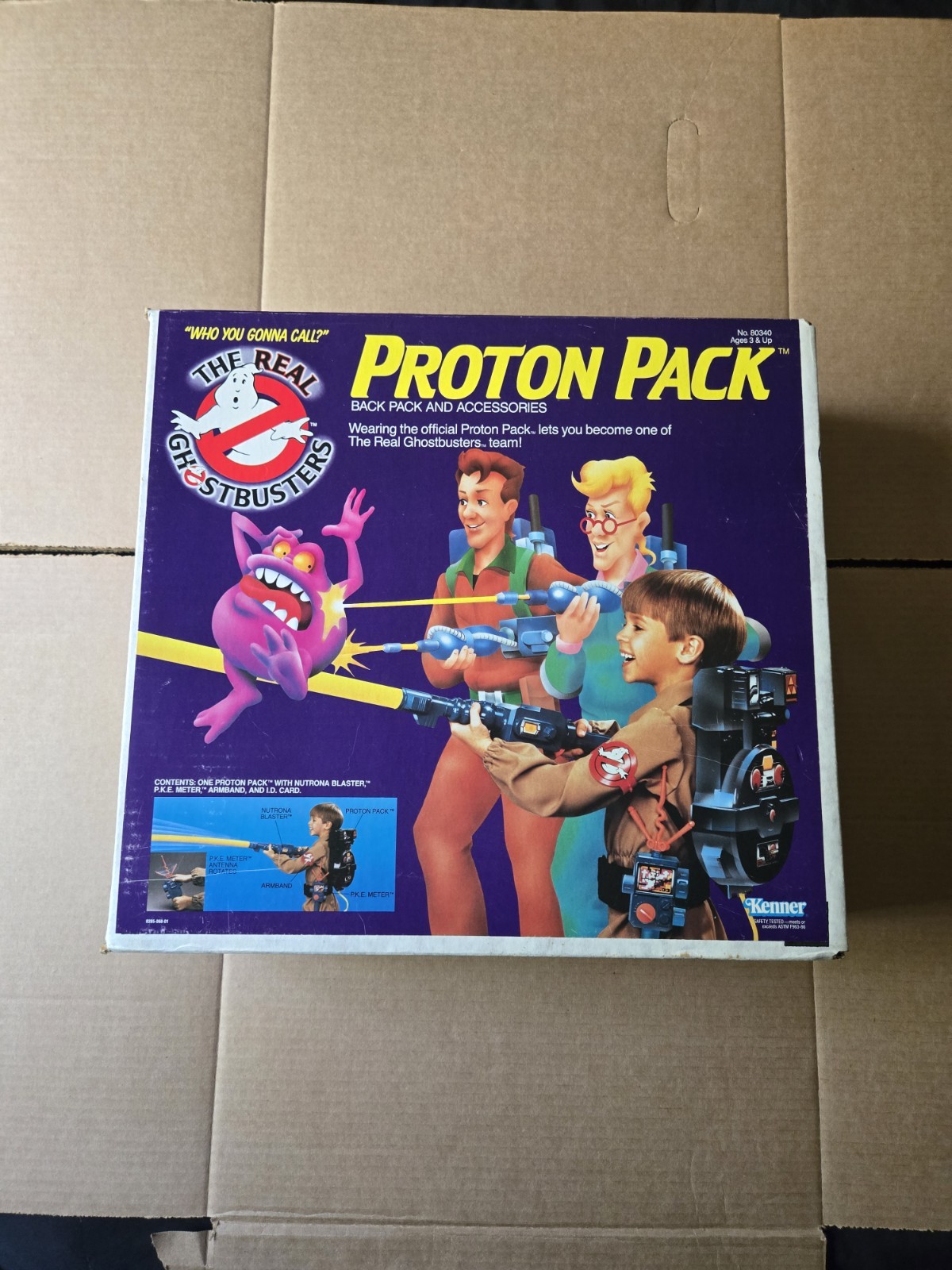 Vintage 1986 Kenner REAL Ghostbusters Proton Pack FACTORY SEALED BRAND NEW RARE Vintage 1986 Kenner REAL Ghostbusters Proton Pack FACTORY SEALED BRAND NEW RARE