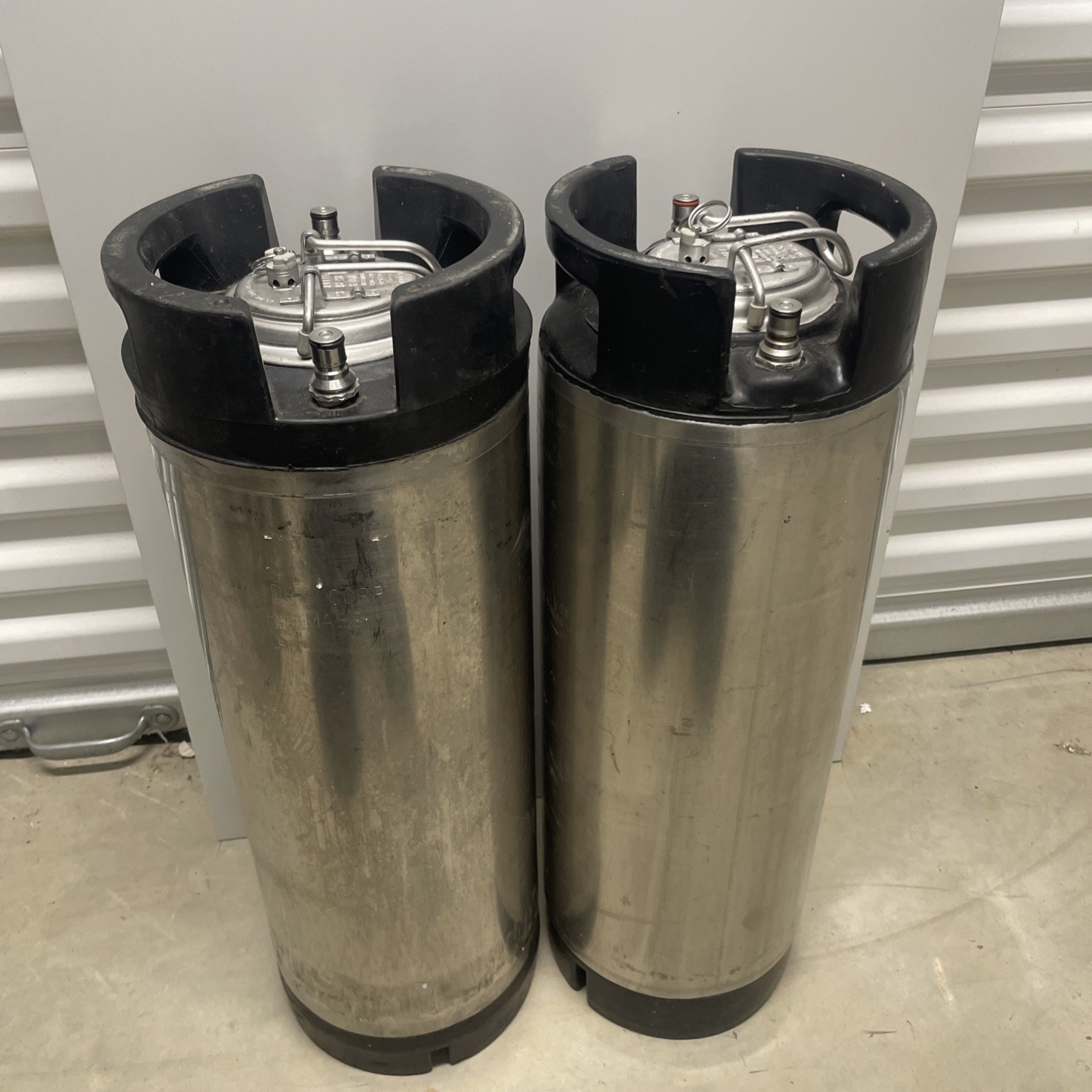 2 Used Ball Lock Keg soda Corny Keg  5 gallon home brew