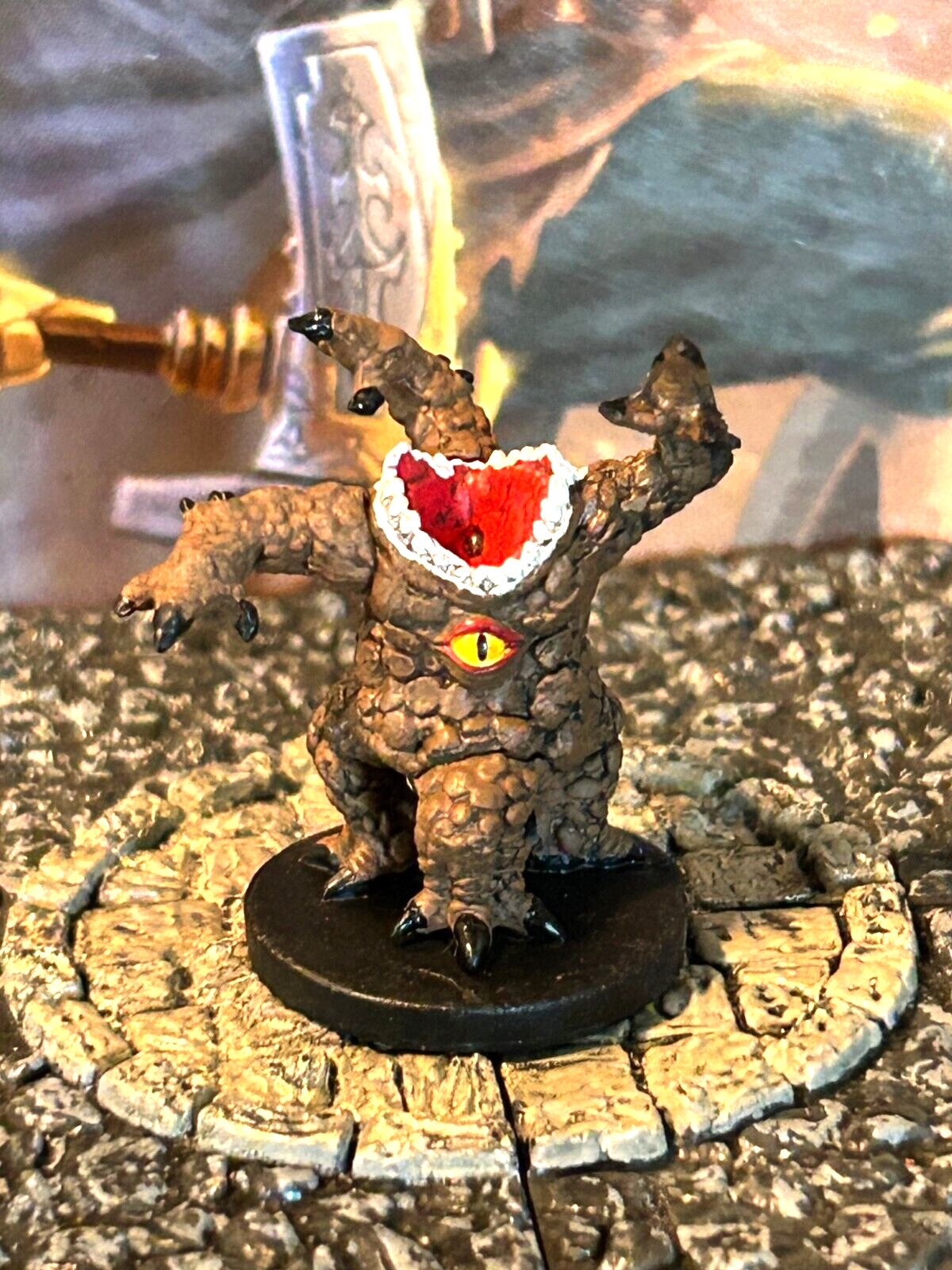Xorn D&D Miniature Dungeons Dragons Rage of Demons 40 monster underdark medium