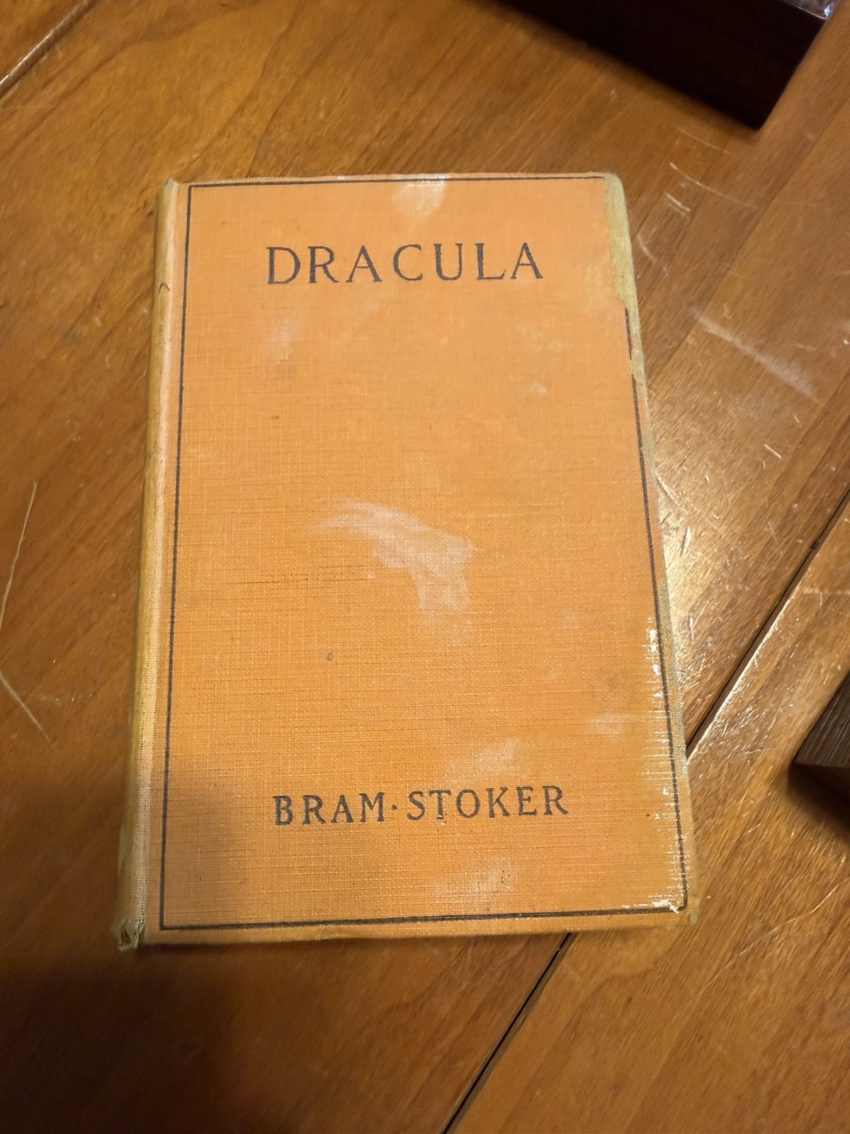 RARE DRACULA BRAM STOKER NEW YORK GROSSET & DUNLAP ORANGE HARD COVER RARE DRACULA BRAM STOKER NEW YORK GROSSET & DUNLAP ORANGE HARD COVER