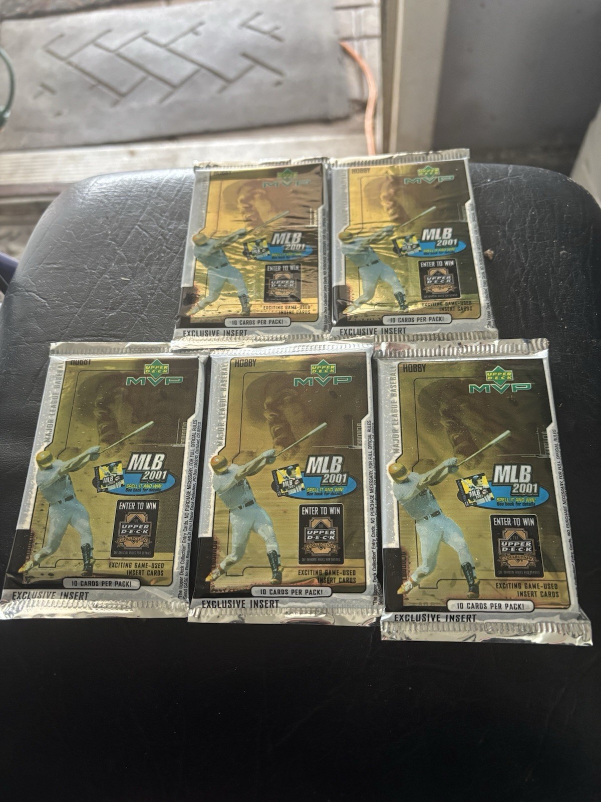 2000 Upper Deck MVP Baseball (5) Hobby Packs From Box