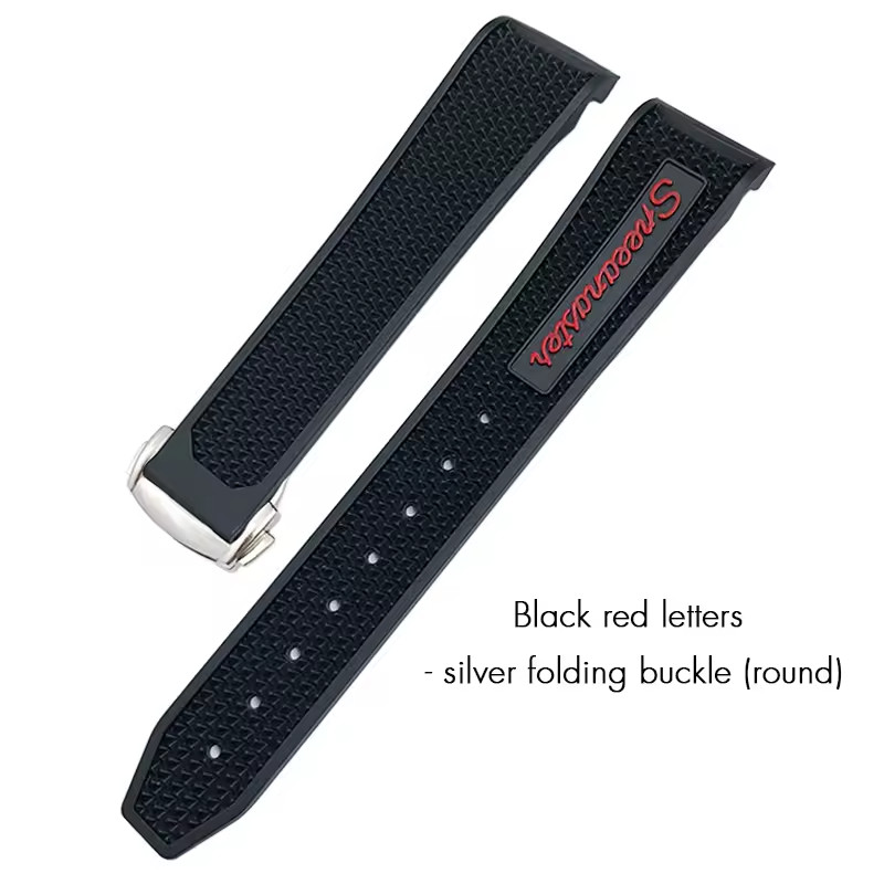 18mm 19mm 20mm 21mm Rubber Watch Band Strap Fits Omega Speedmaster MoonSwatch 18mm 19mm 20mm 21mm Rubber Watch Band Strap Fits Omega Speedmaster MoonSwatch