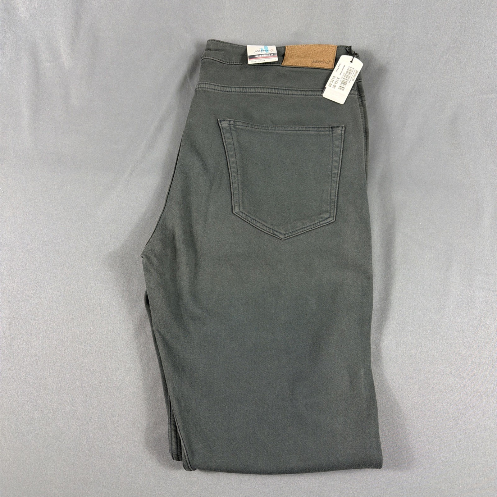 Johnnie-O Golf Pants Terry 36 x 34 Charcoal Cotton Polyester Spandex MSRP $178 Johnnie-O Golf Pants Terry 36 x 34 Charcoal Cotton Polyester Spandex MSRP $178