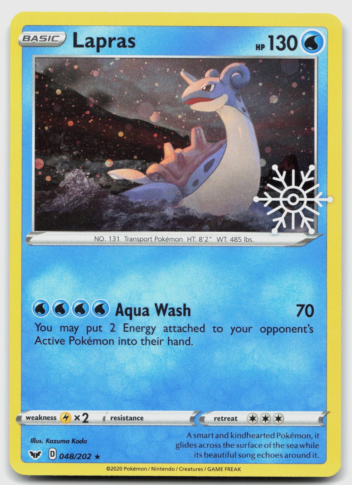 Lapras (Holiday Calendar) 048/202 (NM) - Miscellaneous Card... - P - Pokemon TCG