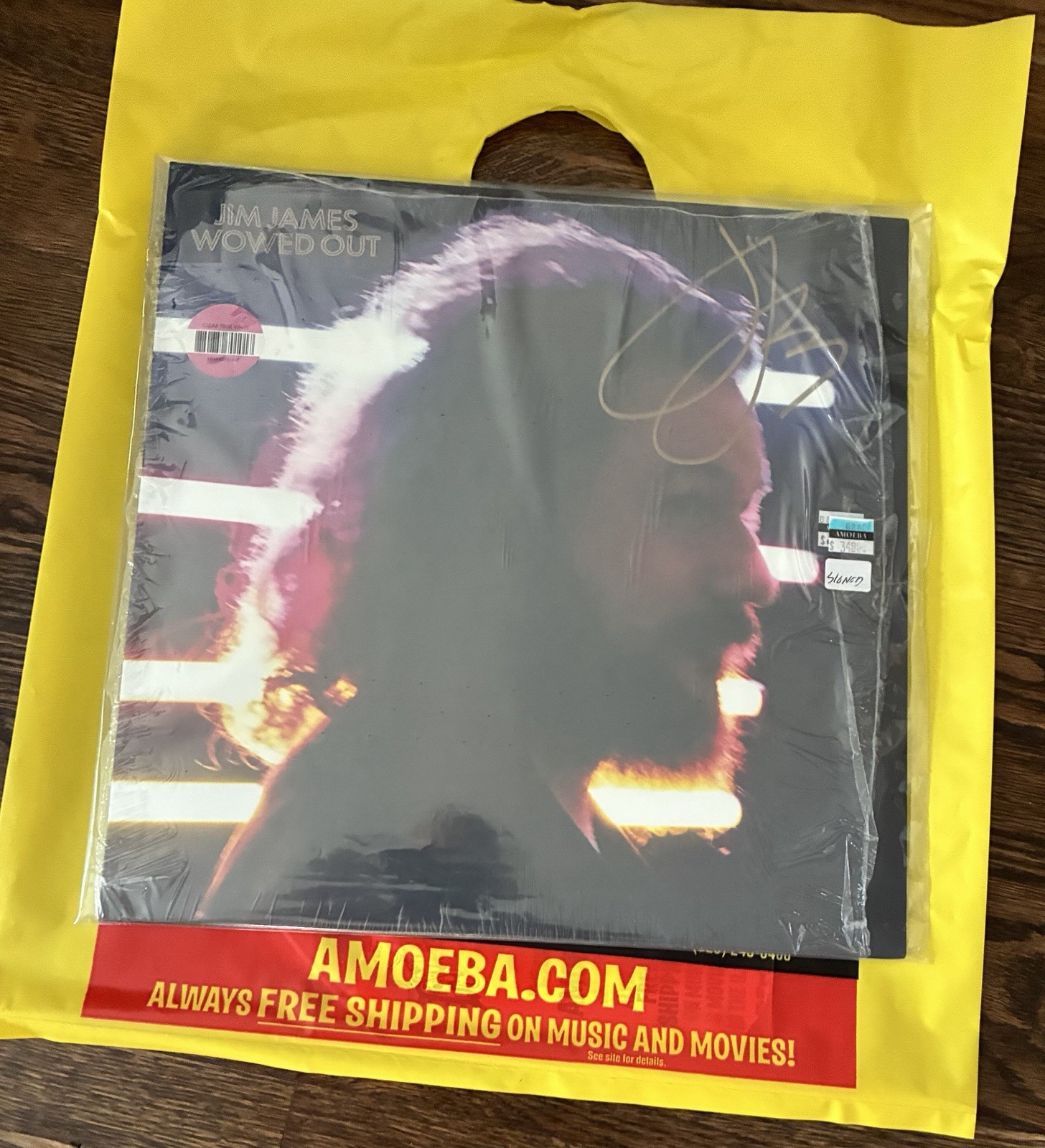 Jim James - My Morning Jacket  **SIGNED VINYL**  Wowed Out /Amoeba / Pink / 2026