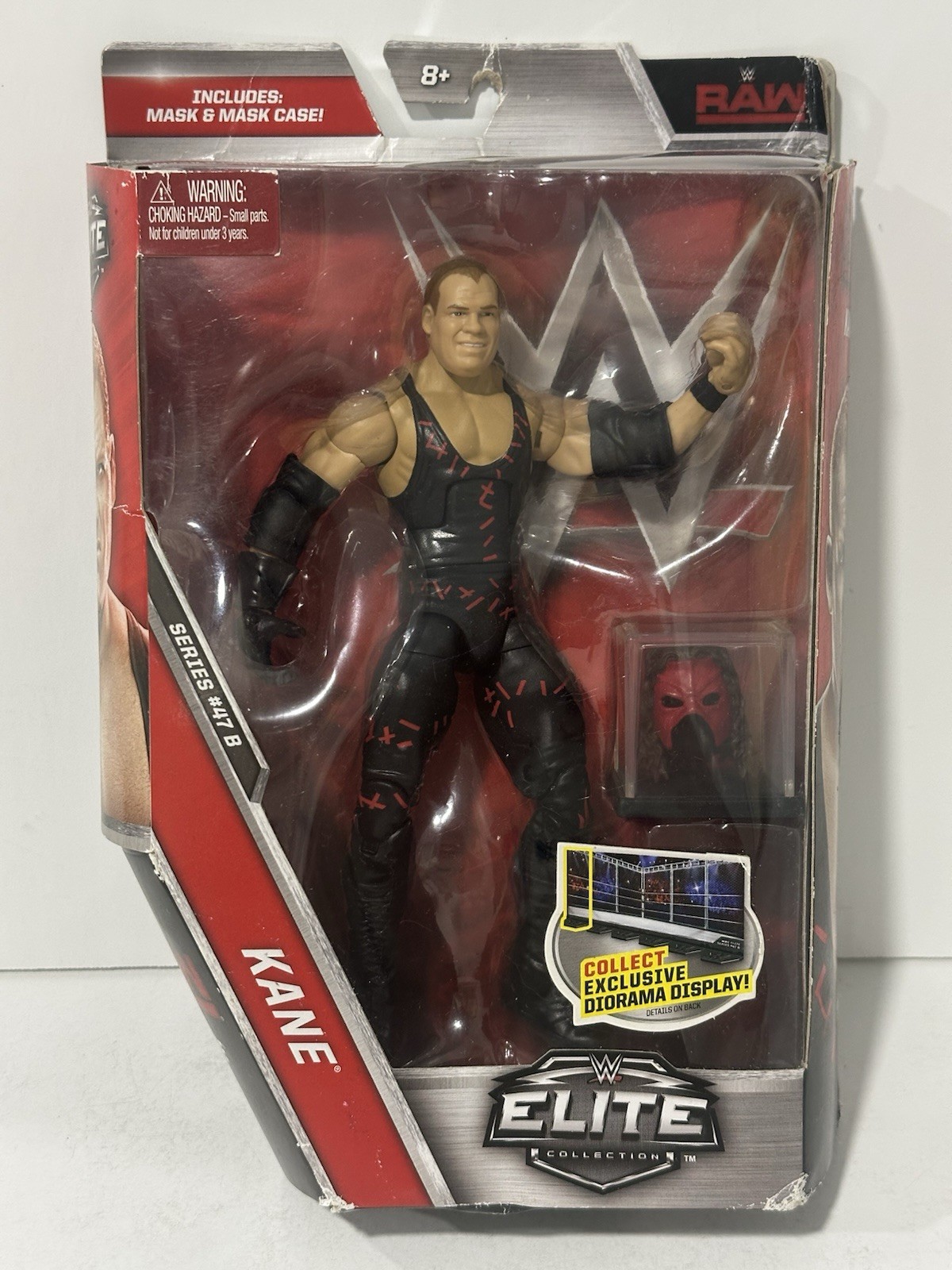 WWE Elite Series 47B Kane Sealed With Mask Mattel 2016
