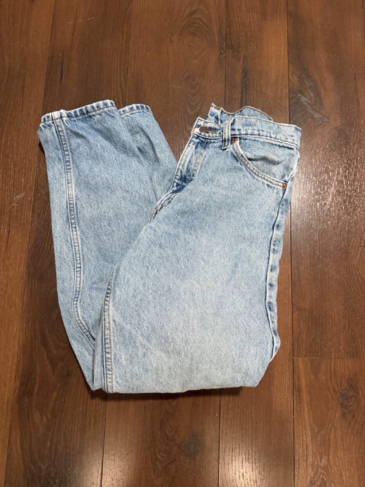 Vintage Levis 550 Orange Tab Jeans 30x32 Light Wash Relaxed Tapered 90s USA men