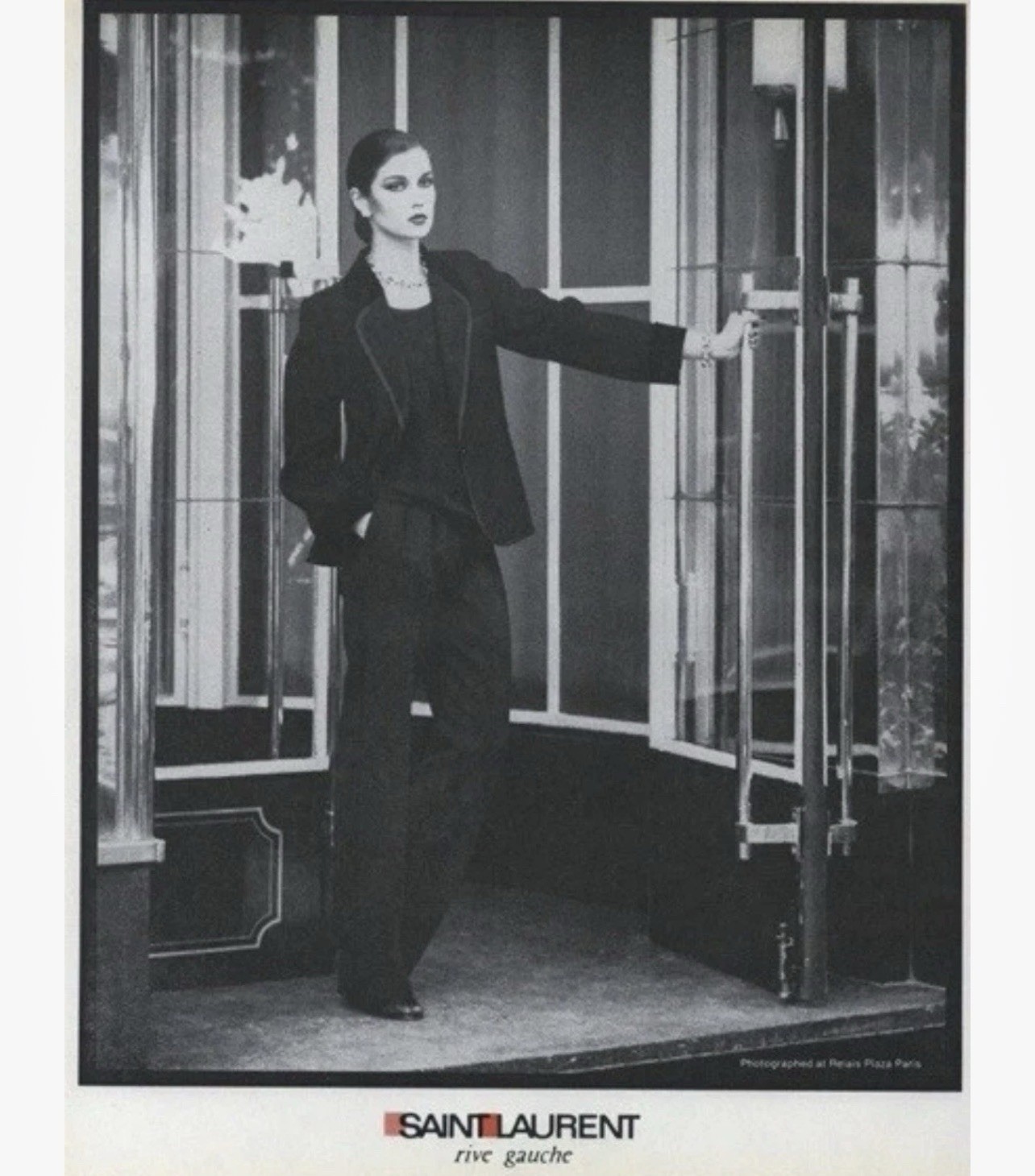 Yves Saint Laurent Rive Gauche Vintage YSL 1978 Le Smoking Wool Velvet Blazer 38