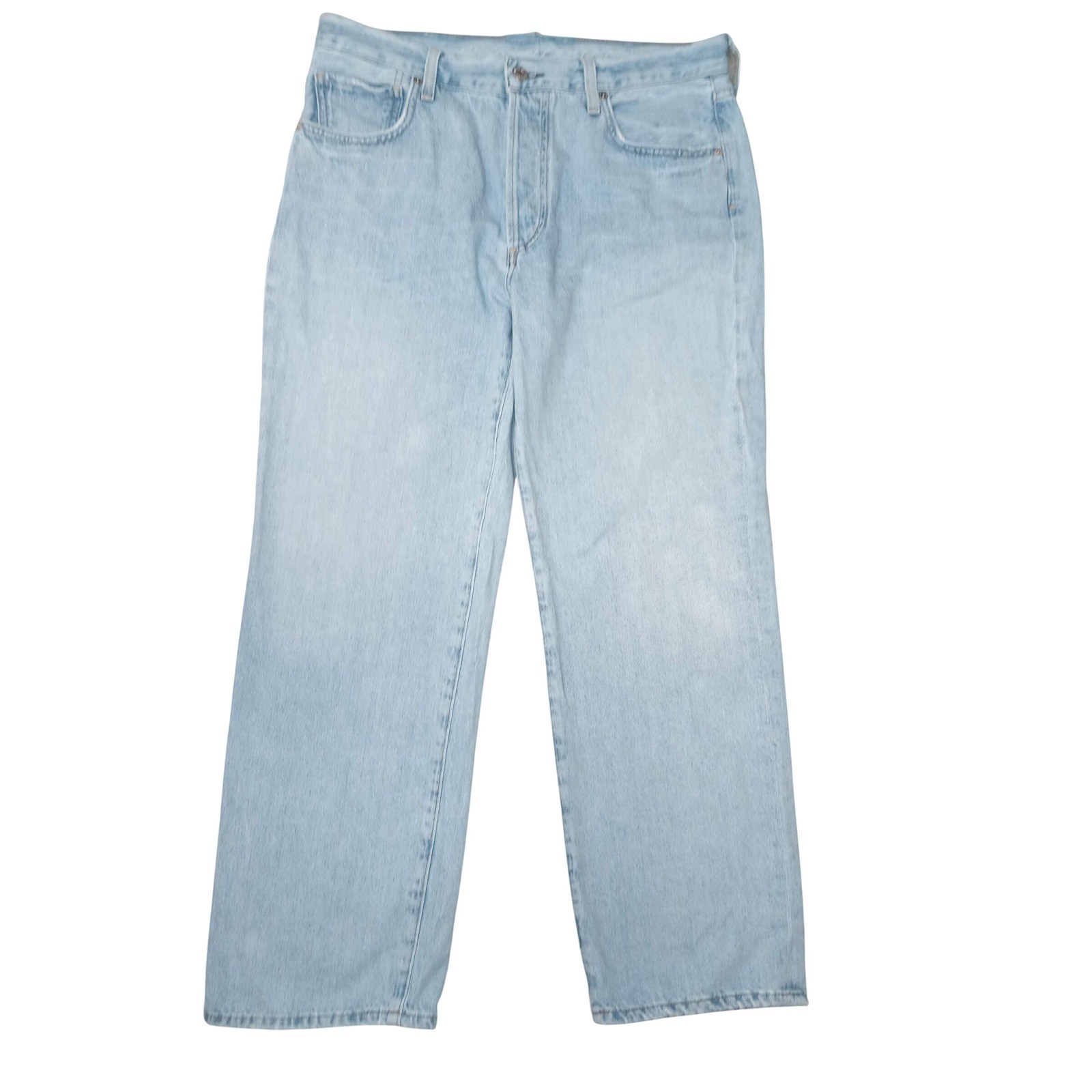 Citizens of Humanity Emery Crop Jeans Light Wash Straight Leg 30 CapsuleWardrobe