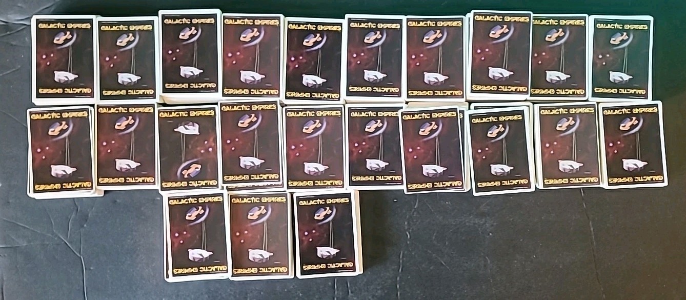 Lot of 1100+1994/95/96 Companion Games Galactic Empires Cards Unsearched Lot of 1100+1994/95/96 Companion Games Galactic Empires Cards Unsearched