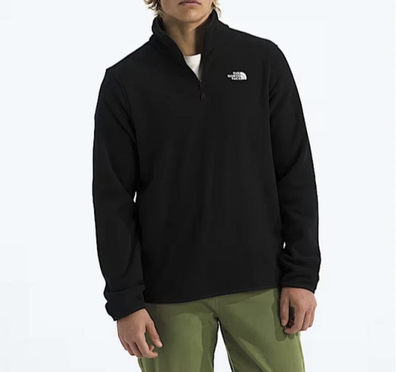 Mens The North Face TKA Glacier 100 Fleece 1/4 Zip Jacket Coat New
