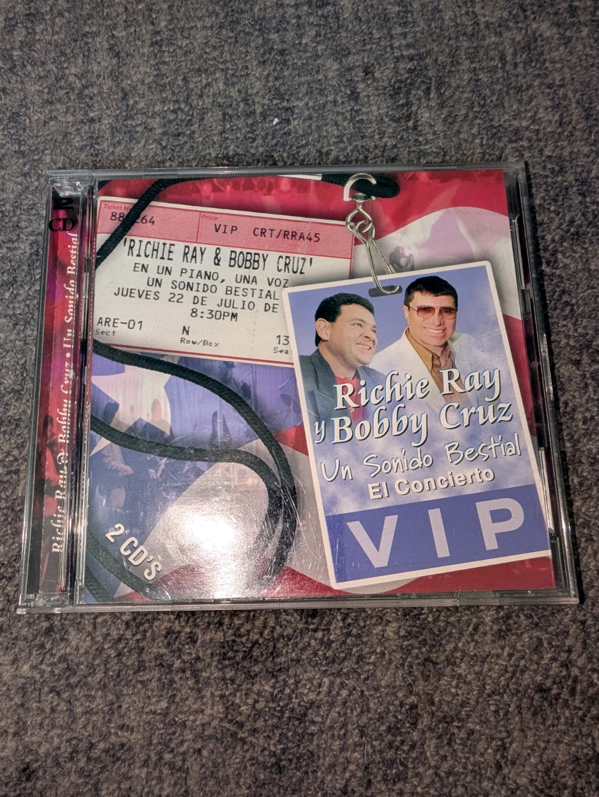 Richie Ray y Bobby Cruz- Un Sonido Bestial El Concierto 2CDS (Salsa) 1999 RARE Richie Ray y Bobby Cruz- Un Sonido Bestial El Concierto 2CDS (Salsa) 1999 RARE
