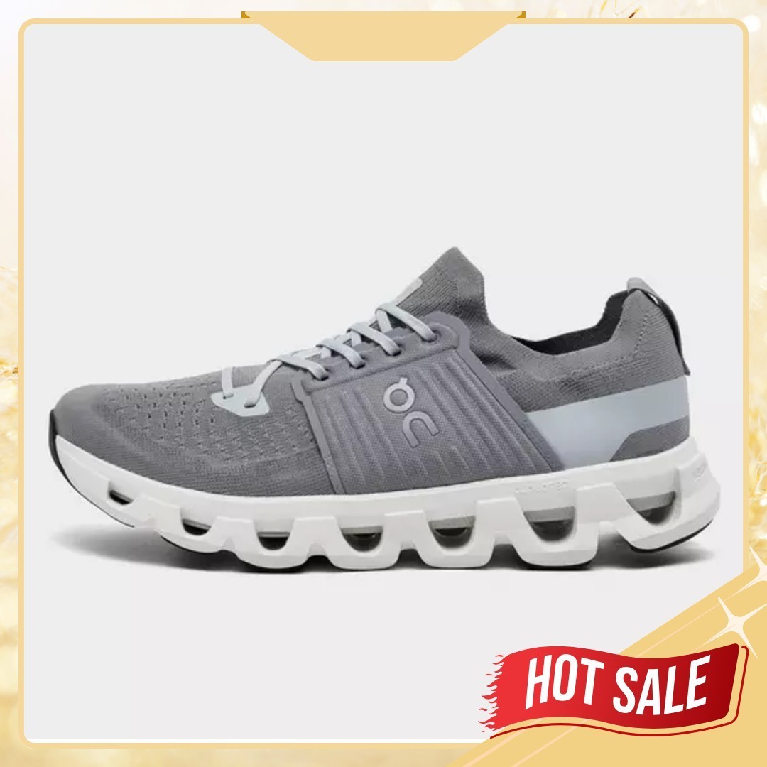 Men\'s On Cloudswift 4 Running Shoes, Alloy/Glacier Freeshipping