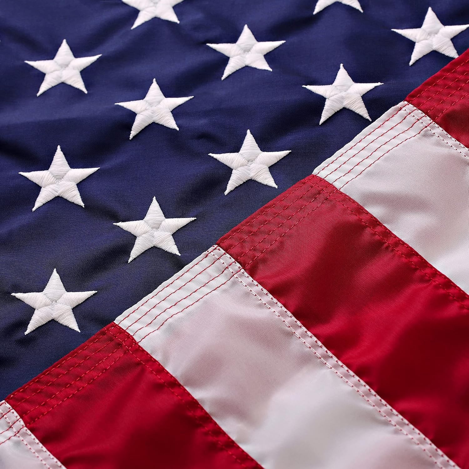 2x3 American Flag Made in USA Heavy Duty Embroidered Stars Sewn Stripes