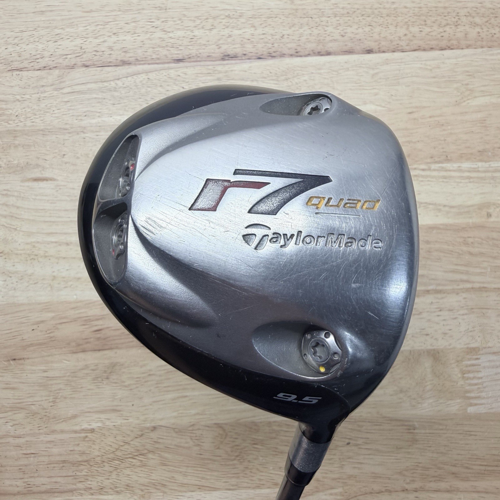 TaylorMade R7 Quad Driver 9.5° Graphite M.A.S.2 Stiff 65g Shaft RH Mens