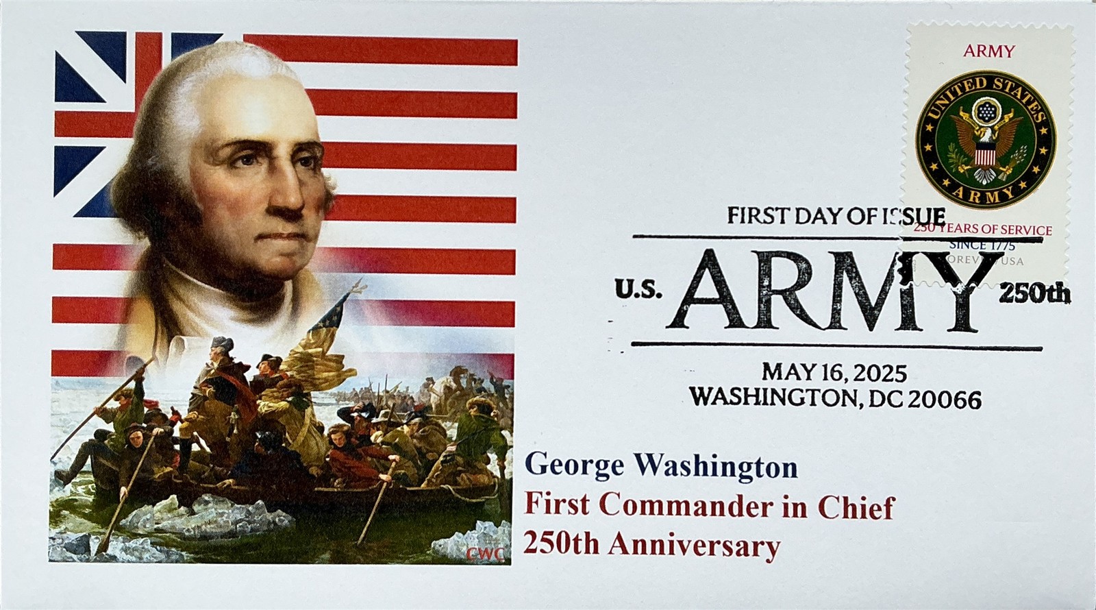 AFDCS Chris Calle 6003 United States Army 250th Ann General Washington
