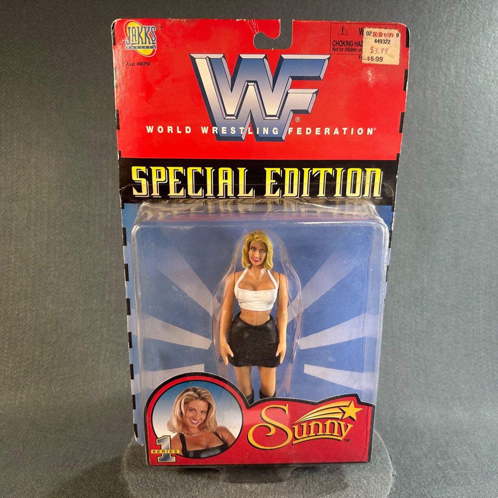 WWF Special Edition Series 1 Sunny Wresting Action Figure 1997 Jakks Pacific WWE