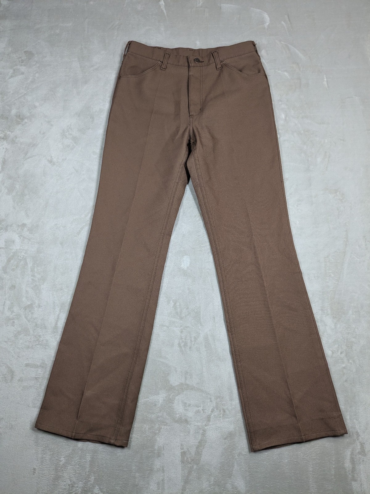 Vintage Wrangler Mens Size 32x34 Brown Wrancher Dress Slacks Bootcut Pants USA Vintage Wrangler Mens Size 32x34 Brown Wrancher Dress Slacks Bootcut Pants USA