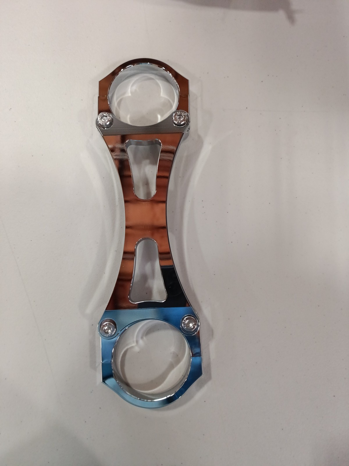 Chrome 49mm Fork Brace Stabilizer for Harley Touring Road Street Glide 2014-2026