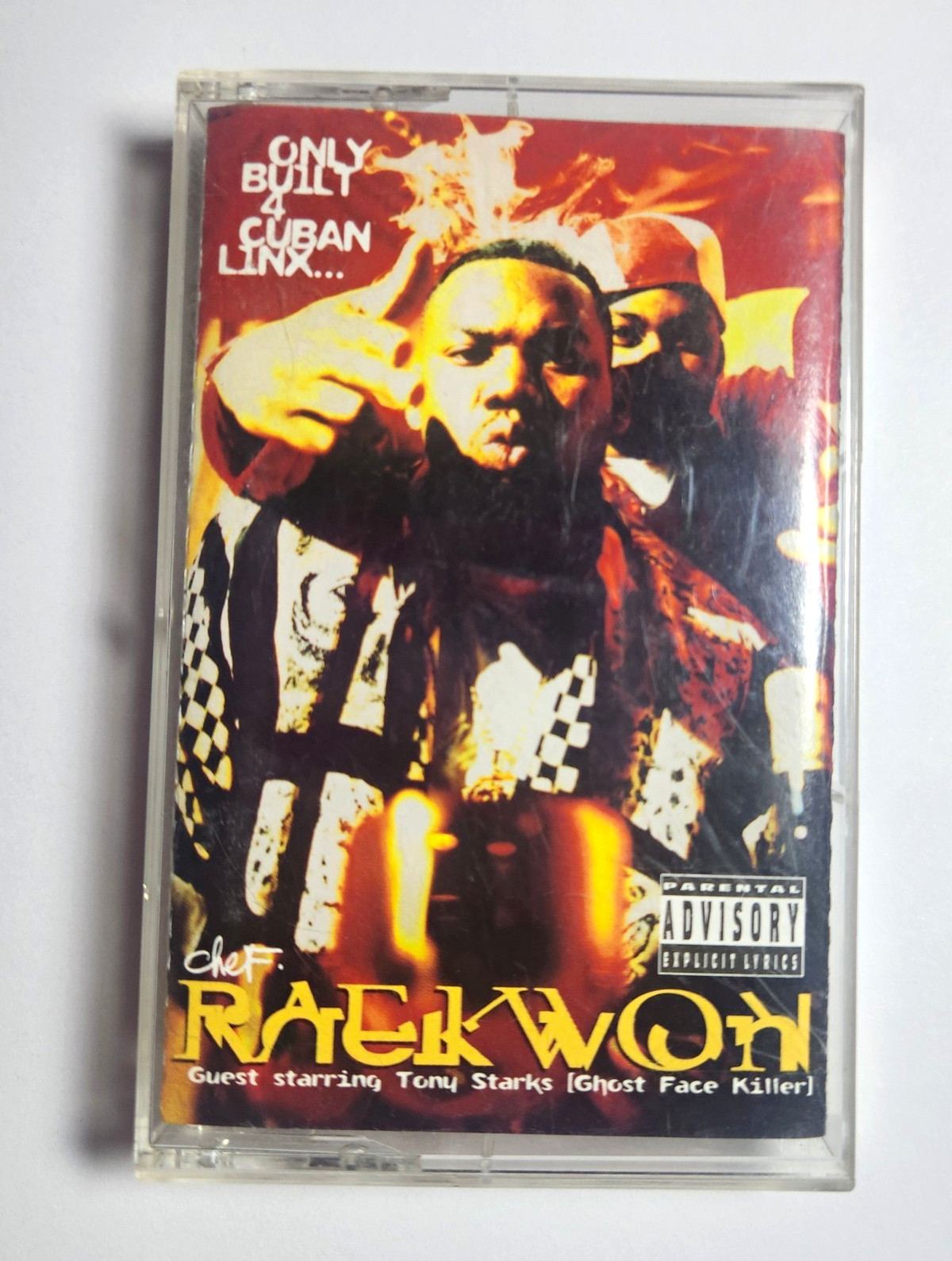Chef Raekwon Only Built 4 Cuban Linx... CLEAR Cassette 1995 - TESTED