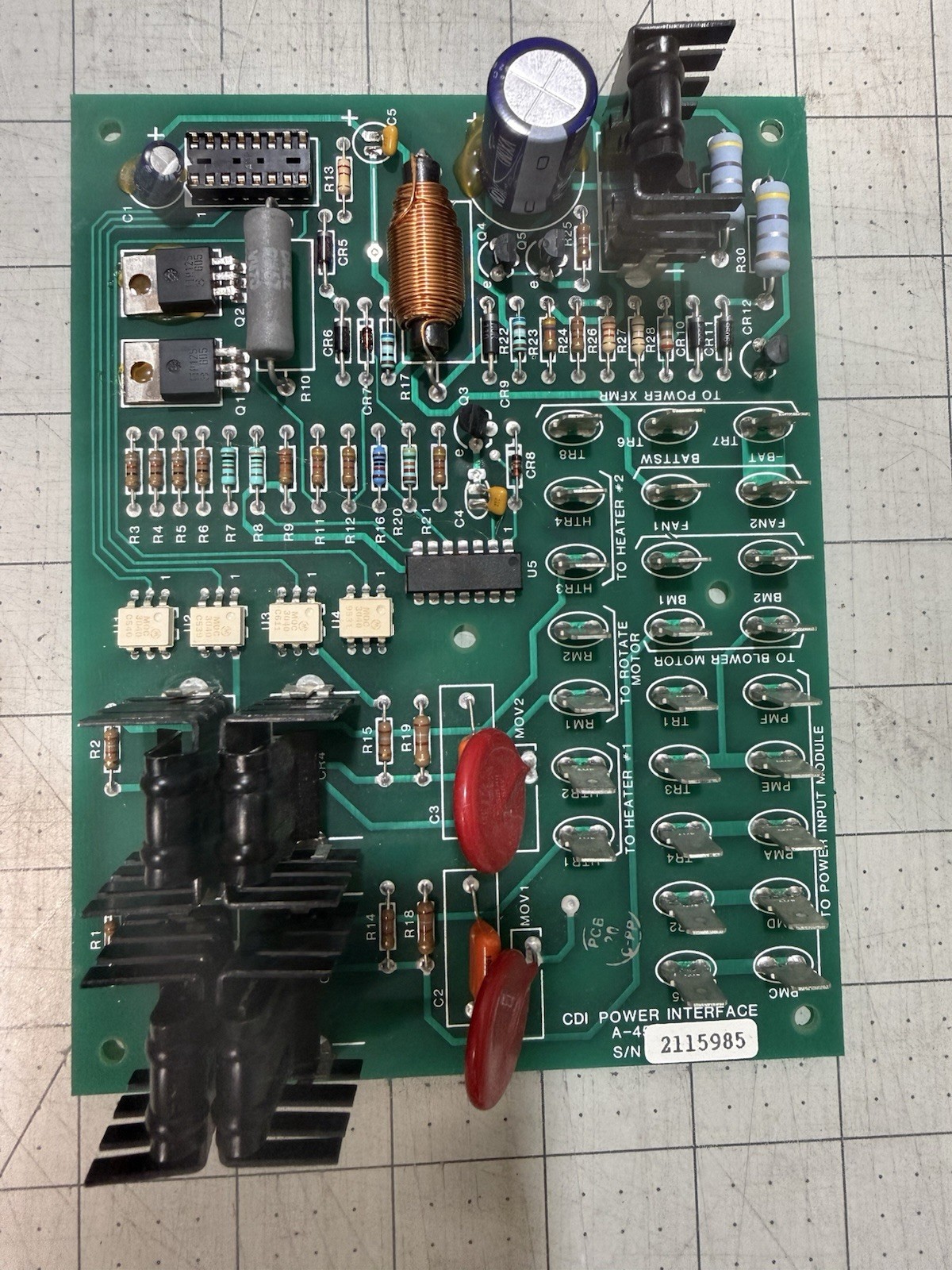 CDI Power Interface A-45-01-001 HVAC Controller Board CDI Power Interface A-45-01-001 HVAC Controller Board