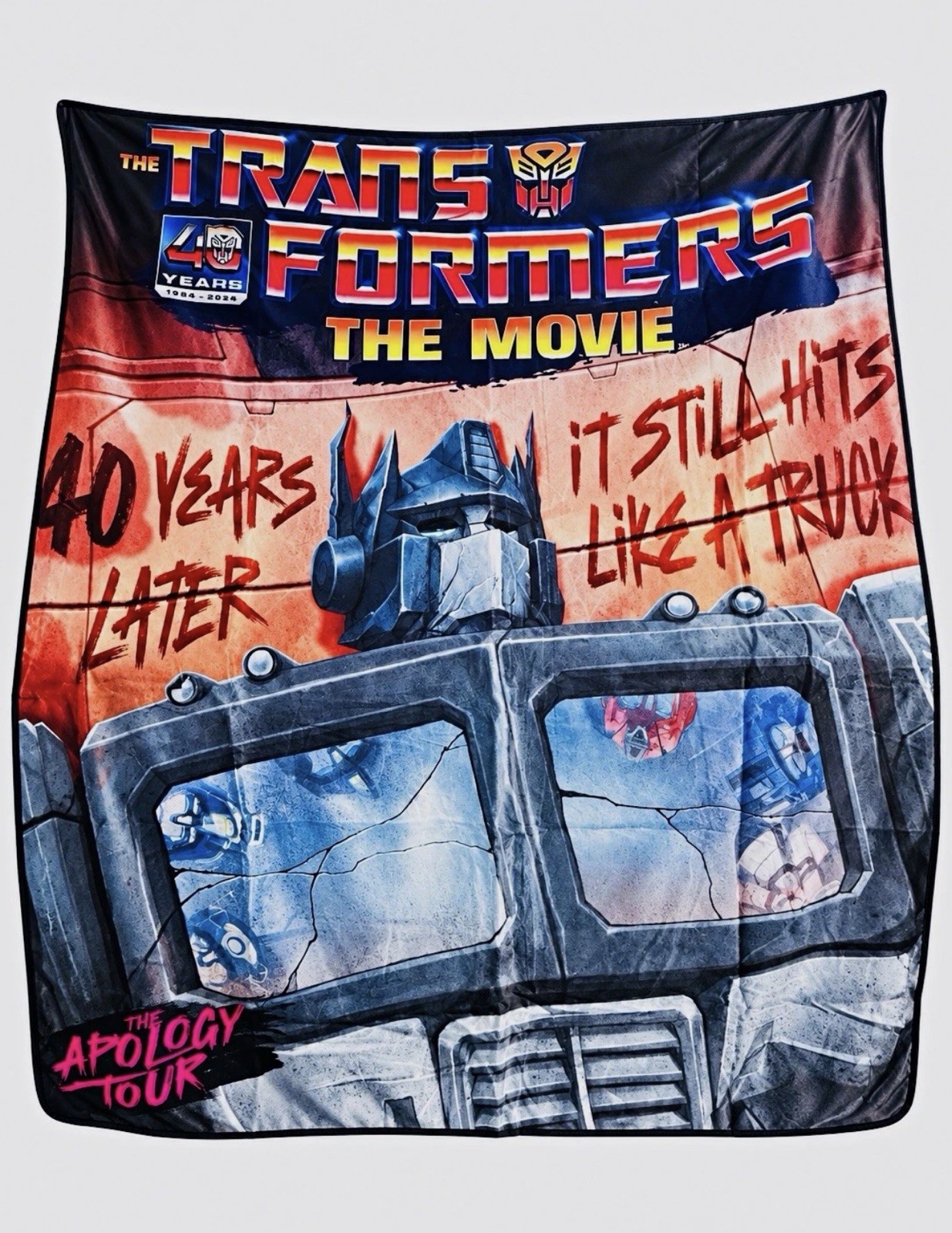 Transformers The Movie Fleece Throw 40\ Transformers The Movie Fleece Throw 40\