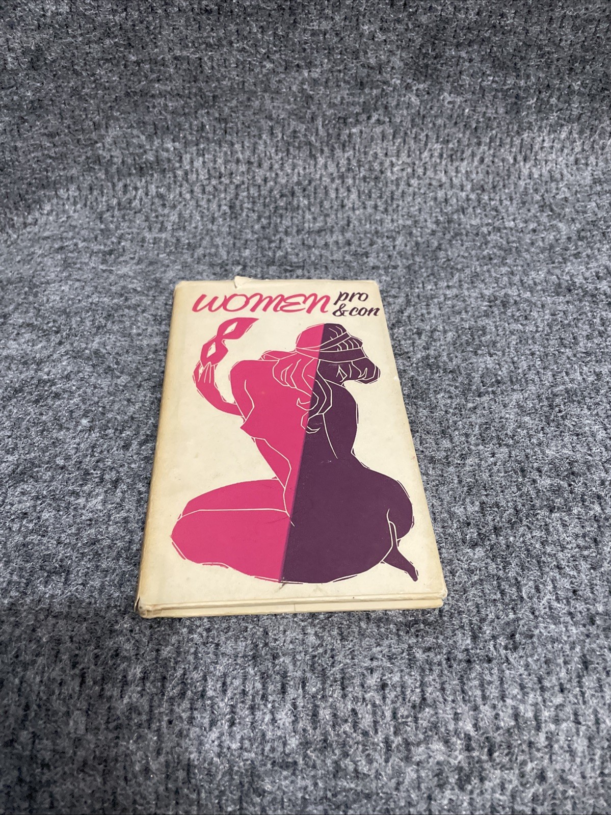 Women Pro & Con Peter Pauper Book 1958 Vintage HC DJ