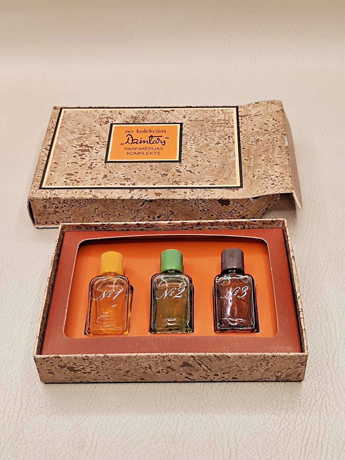 70s VINTAGE RARE LATVIA PERFUMES SET LADIES 3 70s VINTAGE RARE LATVIA PERFUMES SET LADIES 3