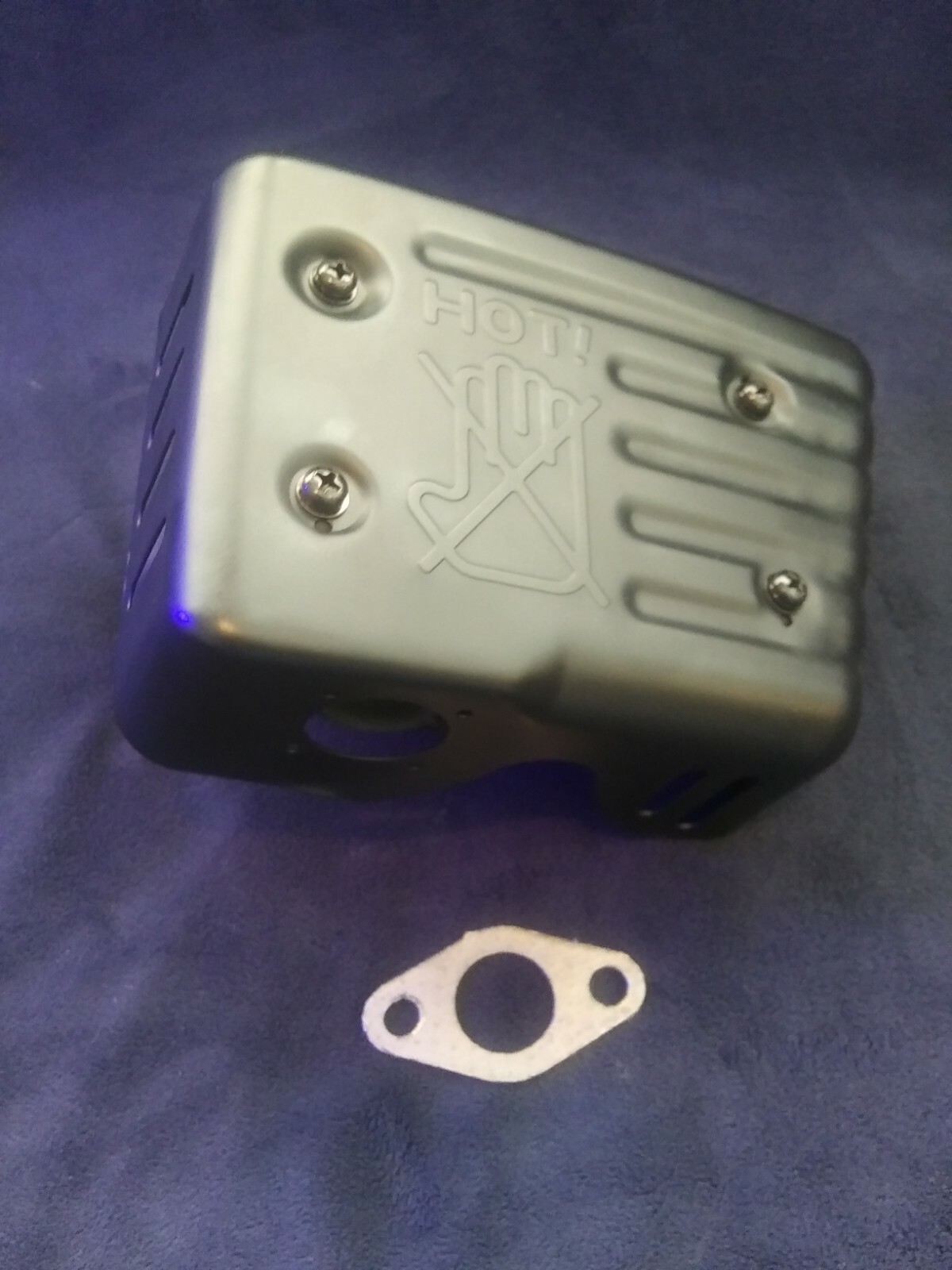 GENUINE Predator 79cc 3.0 HP Replacement Muffler Exhaust. New Take Off 69733 GENUINE Predator 79cc 3.0 HP Replacement Muffler Exhaust. New Take Off 69733