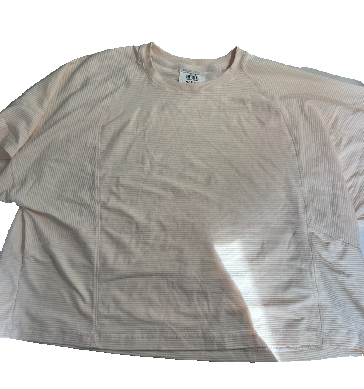 CALIA Women\'s Oversized Renew Boxy Tee Short Sleeve Size Medium Pink NWT