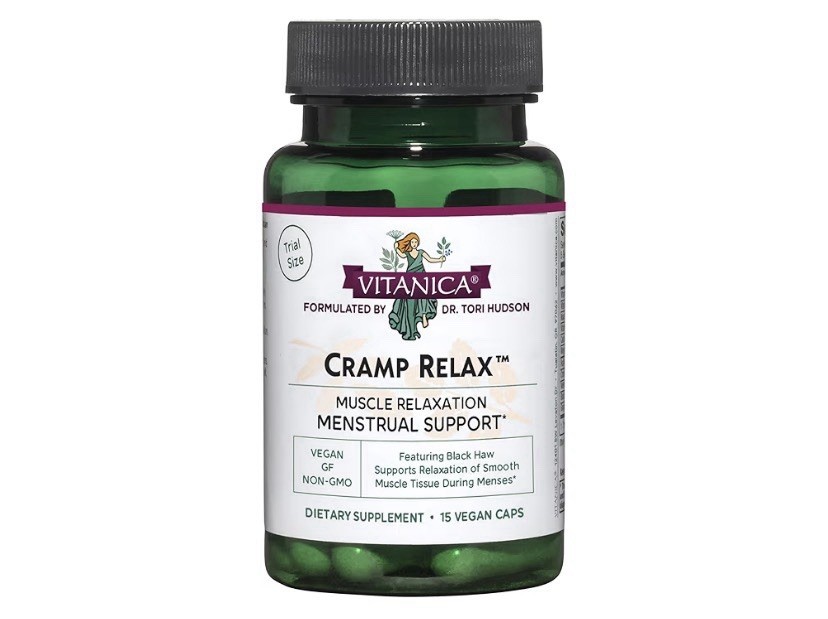 Vitanica Cramp Relax, Menstrual Support, Vegan, 15 Capsules