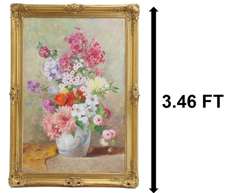Stefanie von Trauttweiller (Austria 1892-1976) BIG (39 1/4 x 41 1/2 in) Original