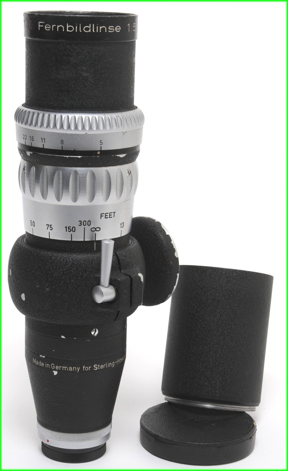 Astro-Berlin remote picture lens 5/300 mm red C telephoto lens Exakta Mount f...