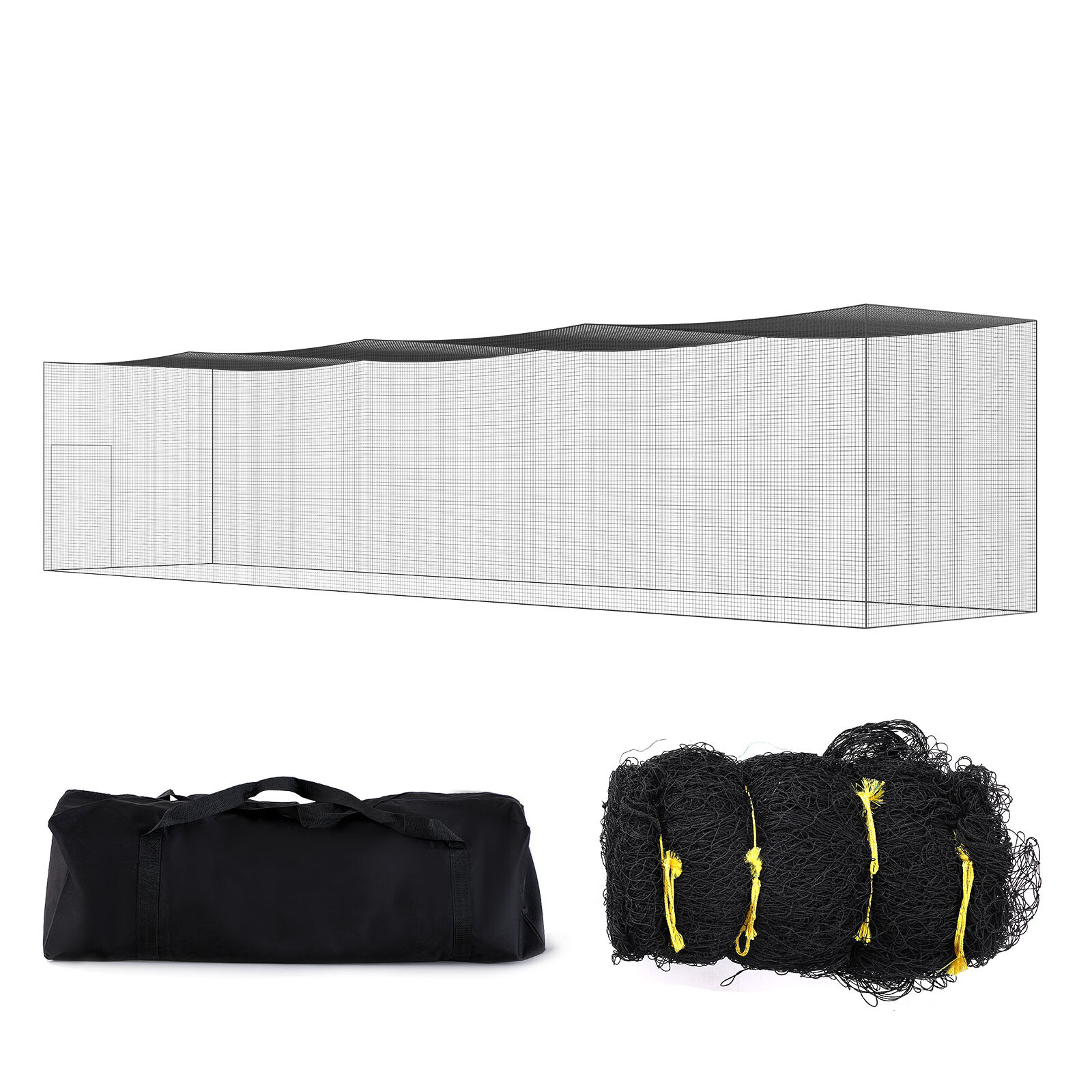 Uimoso 55FT Softball Baseball Cage Netting Heavy Duty PE Pitching Batting Net Uimoso 55FT Softball Baseball Cage Netting Heavy Duty PE Pitching Batting Net