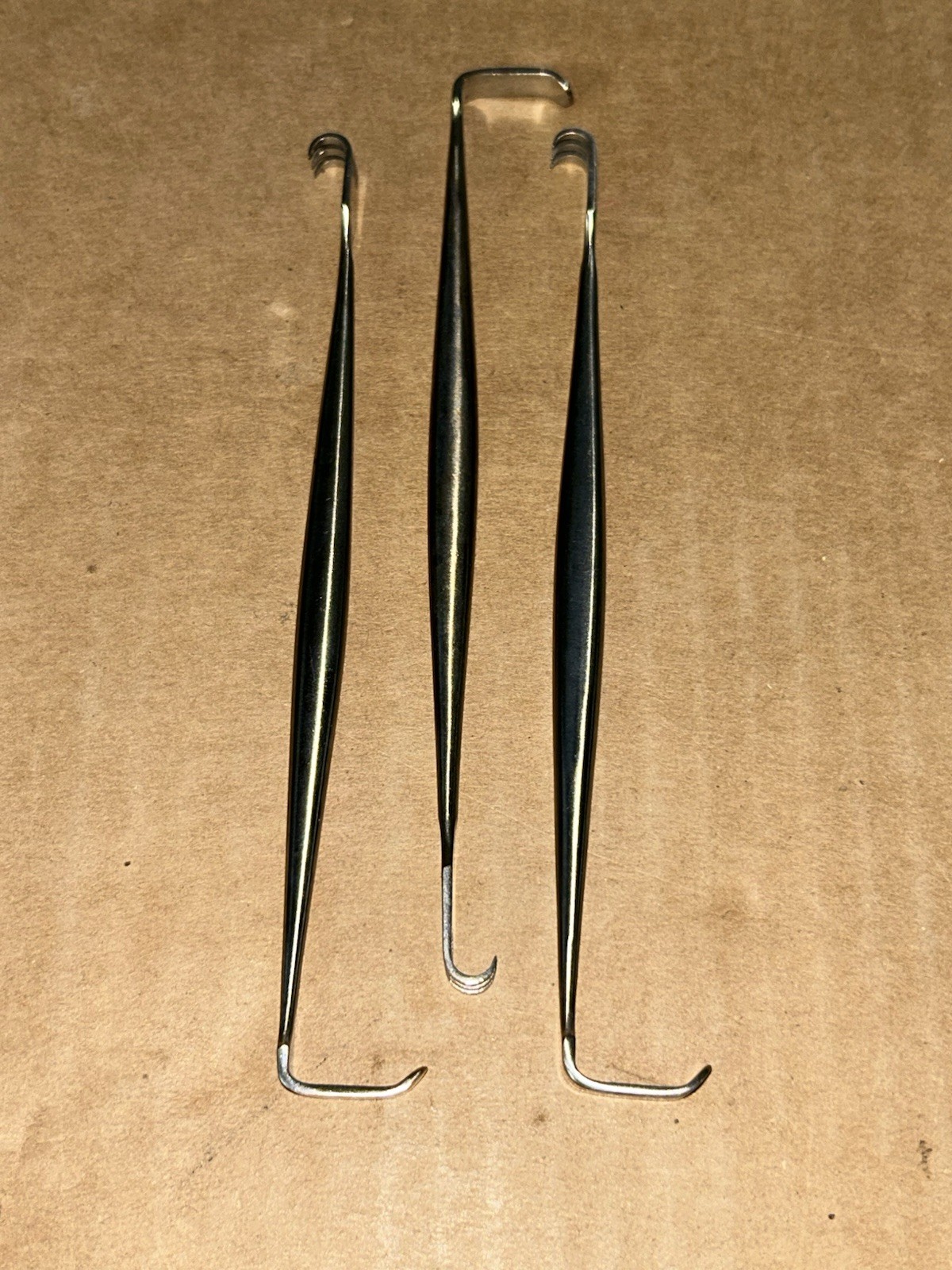 (3)Miltex Stainless Steel 11-80 Mathieu Retractors Double Sided Made In Germany